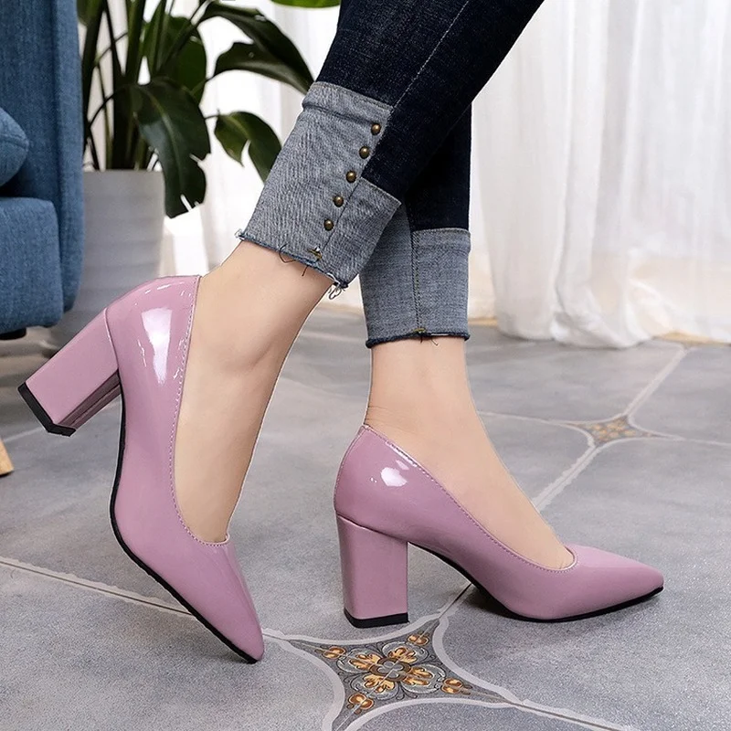 Women Shoes Ysl - รองเท้าส้นสูงผู้หญิง 2024 ชี้ปากตื้นรองเท้าผู้หญิงรองเท้าส้นสูงรองเท้าแฟชั่น PLUS ขนาด 43