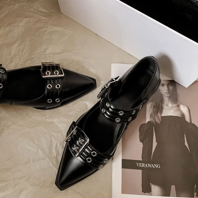Mule Slip On - รองเท้าผู้หญิง Designer Luxury Low Heel ปั๊มแฟชั่นสุภาพสตรีรองเท้า