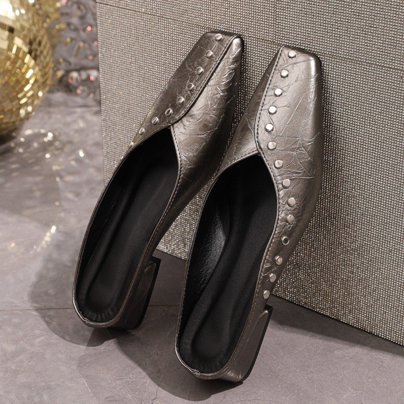 รองเท้าส้นเตี้ยแบบสวมสำหรับผู้ - Women'S Shoes Loafers Black บทวิจารณ์และราคา