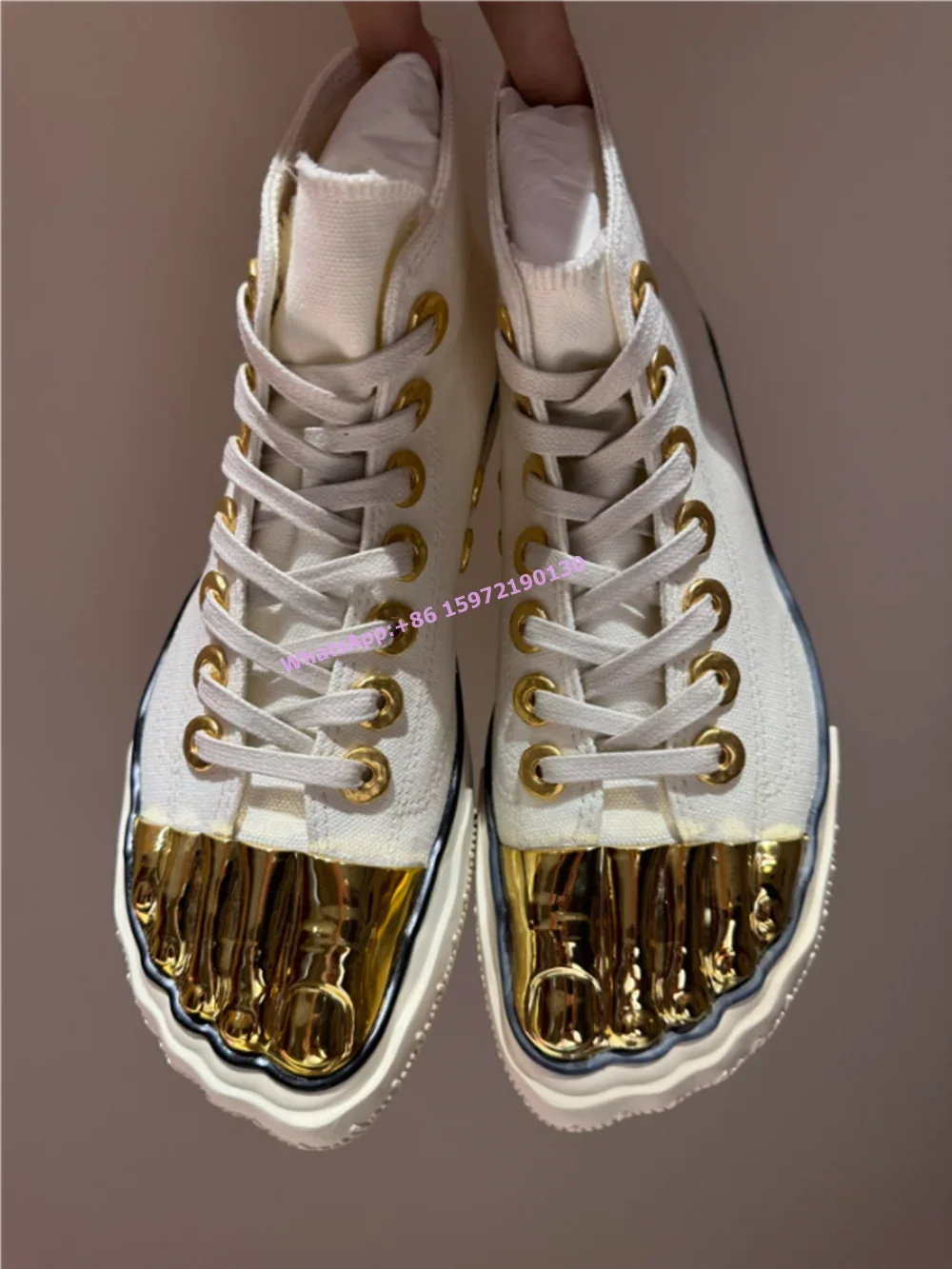 ห้านิ้วโลหะ Toe รองเท้าผสมสีเพ - Sock Boot Women บทวิจารณ์และราคา