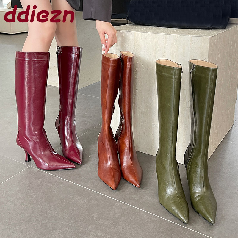 รองเท้าบูทหุ้มข้อสูงถึงเข่า หั - Women'S Shoes Big Feet บทวิจารณ์และราคา