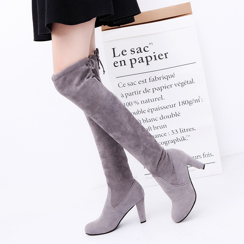 รองเท้าบูทสตรีผ้ายืดกว่าเข่ารอ - Sock Boot Women บทวิจารณ์และราคา