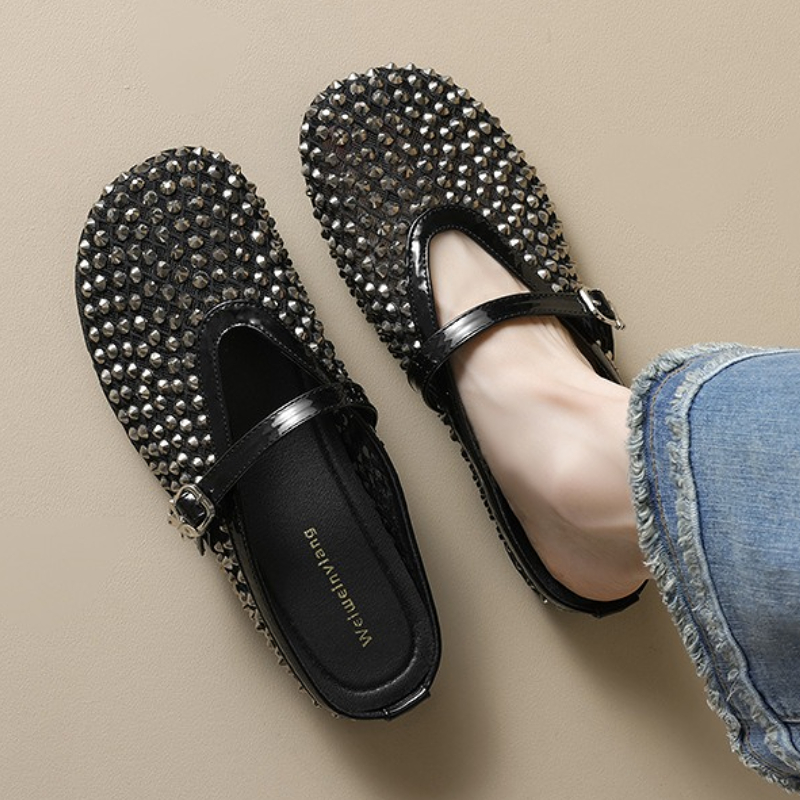 รองเท้าแตะรัดส้นประดับเพชร แบร - Mule Slip On บทวิจารณ์และราคา