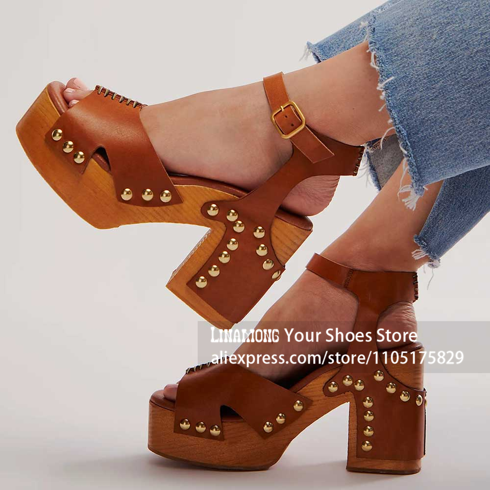 รองเท้าส้นตึกแบบหนา สไตล์คล็อก - Women'S Shoes Clogs บทวิจารณ์และราคา