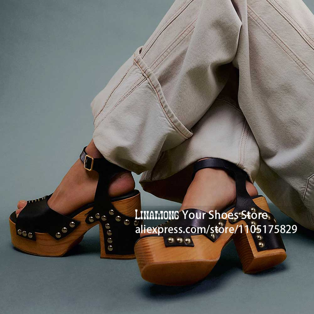 รองเท้าส้นตึกแบบหนา สไตล์คล็อก - Women'S Shoes Clogs บทวิจารณ์และราคา