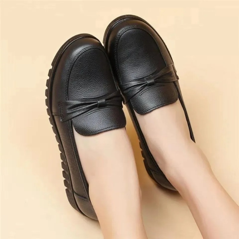 รองเท้าผู้หญิง 2025 รองเท้าหนั - Women'S Shoes Loafers Black บทวิจารณ์และราคา