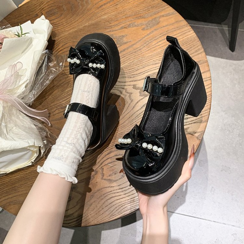รองเท้าโลลิต้าสีดำ ปี 2026 รอง - Women Shoes Black บทวิจารณ์และราคา