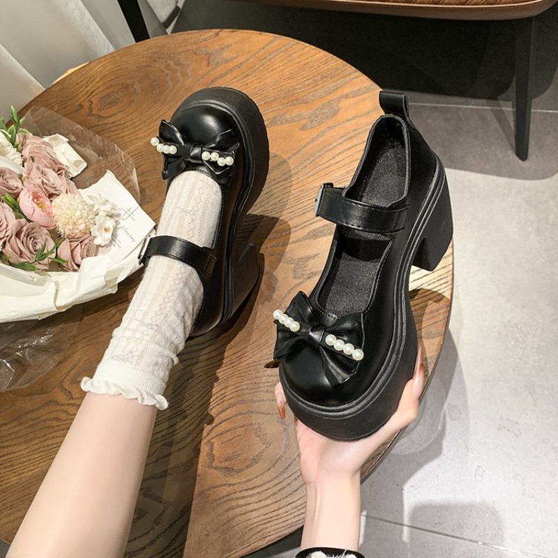 รองเท้าโลลิต้าสีดำ ปี 2026 รอง - Women Shoes Black บทวิจารณ์และราคา