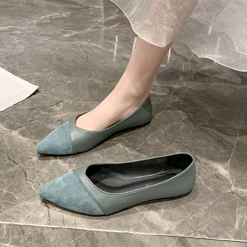 รองเท้าหนังสีดำแบบเรียบสำหรับผ - Women Shoes Black บทวิจารณ์และราคา