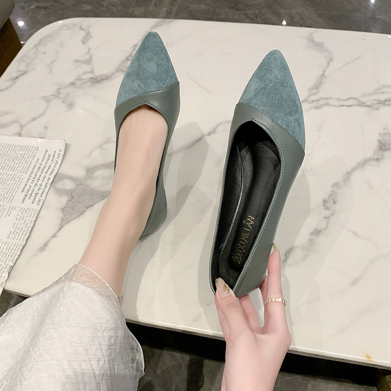 รองเท้าหนังสีดำแบบเรียบสำหรับผ - Women Shoes Black บทวิจารณ์และราคา