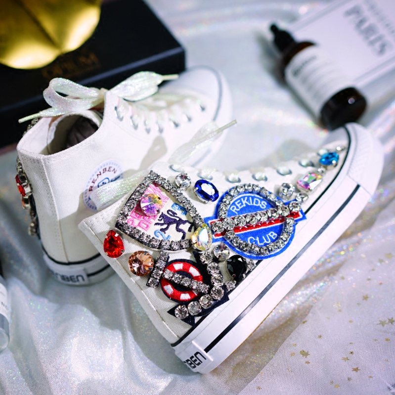 รองเท้าผ้าใบผู้หญิงรองเท้าแบนว - Women Shoes Ysl บทวิจารณ์และราคา