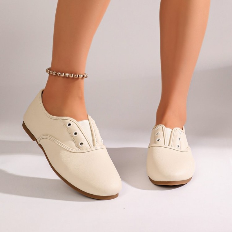 รองเท้าส้นเตี้ยทรงกลมสีพื้นสไต - Women'S Shoes Clogs บทวิจารณ์และราคา