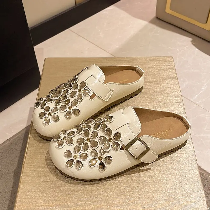รองเท้าแตะส้นเตี้ยแบบสวมประดับ - Women'S Shoes Clogs บทวิจารณ์และราคา