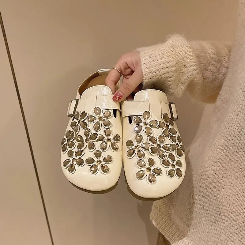 รองเท้าแตะส้นเตี้ยแบบสวมประดับ - Women'S Shoes Clogs บทวิจารณ์และราคา