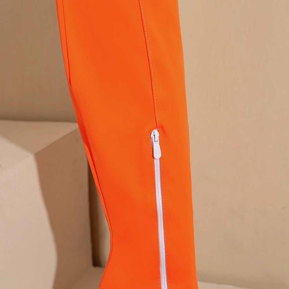 ฤดูหนาวใหม่ Glamour สีส้มสีเหล - Women'S Shoes Big Feet บทวิจารณ์และราคา