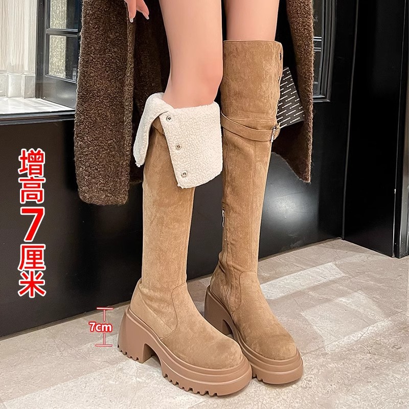 รองเท้าบูทสูงเหนือเข่า สไตล์เร - Sock Boot Women บทวิจารณ์และราคา