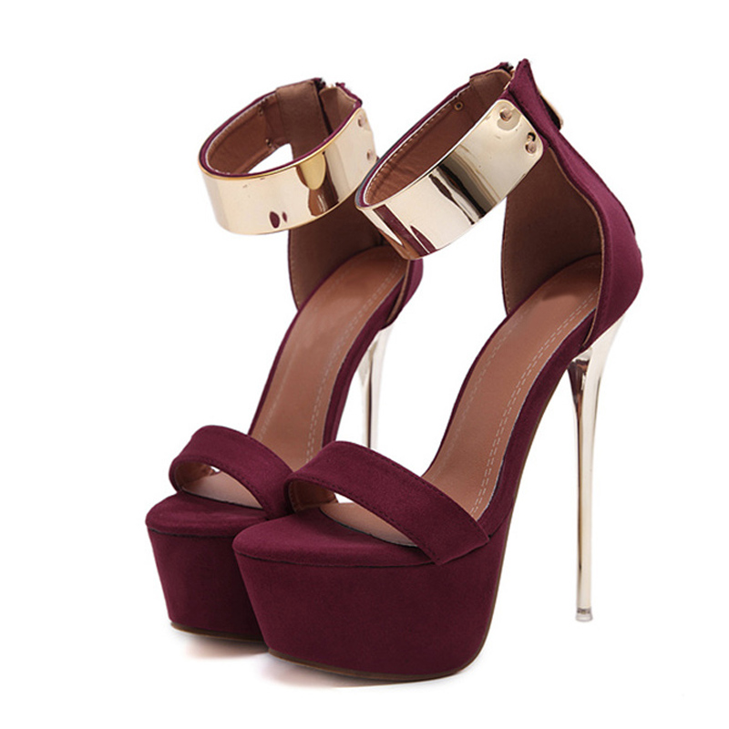 Liyke แฟชั่นการออกแบบโลหะข้อเท - Women Shoes Ysl บทวิจารณ์และราคา