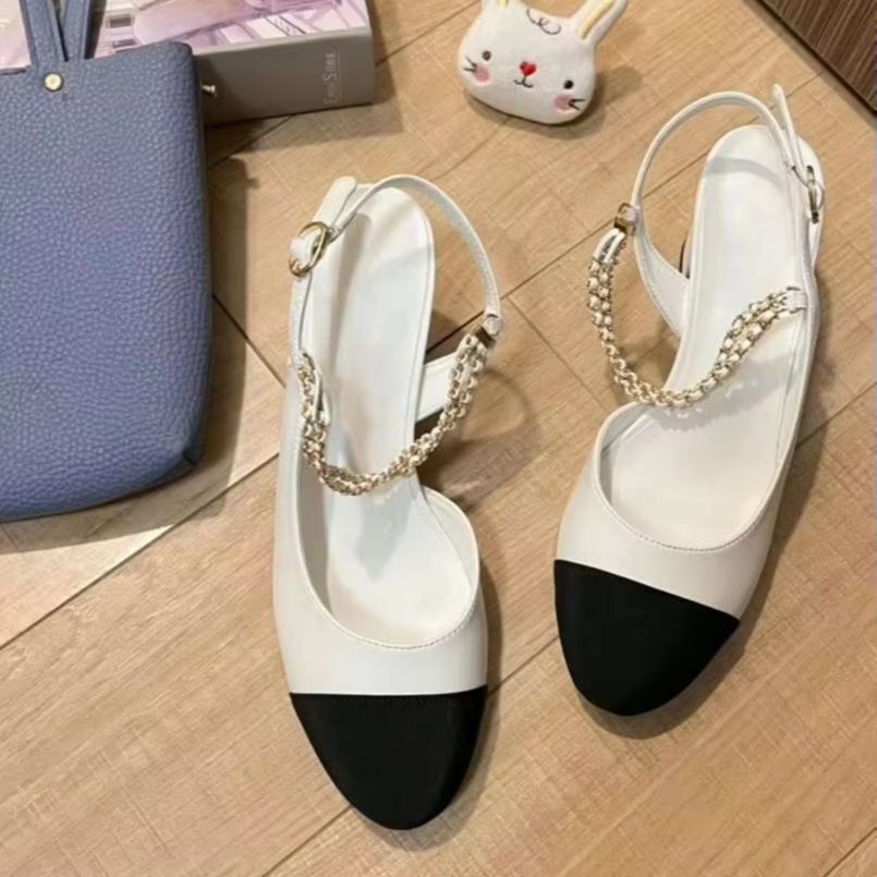 รองเท้าส้นสูงแบบสลิงแบ็คสำหรับ - Women Shoes Black บทวิจารณ์และราคา