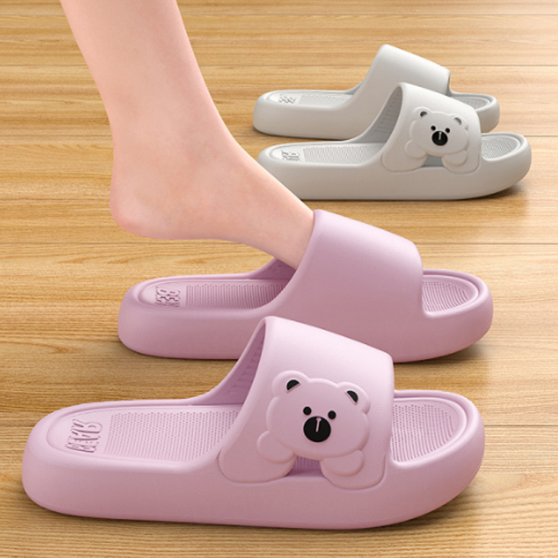 รองเท้าแตะห้องน้ําการ์ตูนหมีรอ - Mule Slip On บทวิจารณ์และราคา