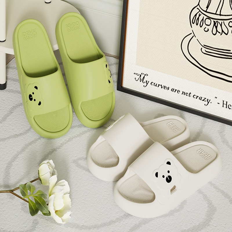 รองเท้าแตะห้องน้ําการ์ตูนหมีรอ - Mule Slip On บทวิจารณ์และราคา