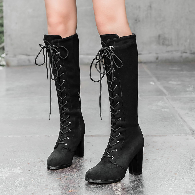 รองเท้าบูทสตรี รองเท้าส้นสูงหน - Sock Boot Women บทวิจารณ์และราคา