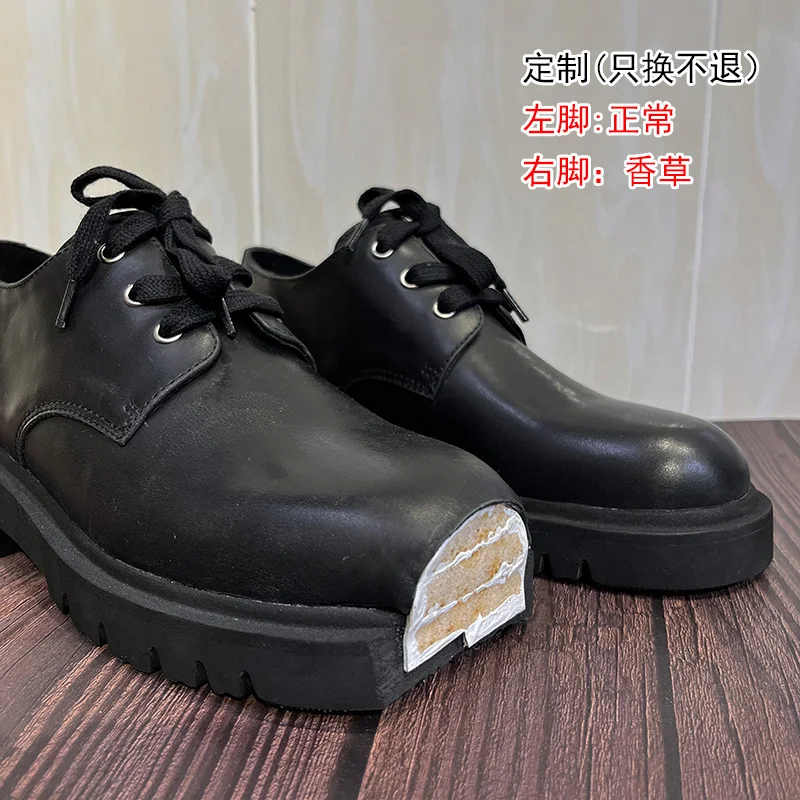 รองเท้าเดอร์บี้พื้นหนาแบบเค้ก  - Women Shoes Black บทวิจารณ์และราคา