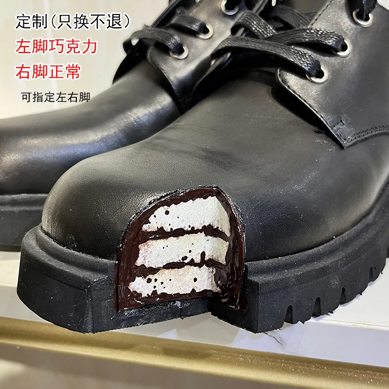 รองเท้าเดอร์บี้พื้นหนาแบบเค้ก  - Women Shoes Black บทวิจารณ์และราคา